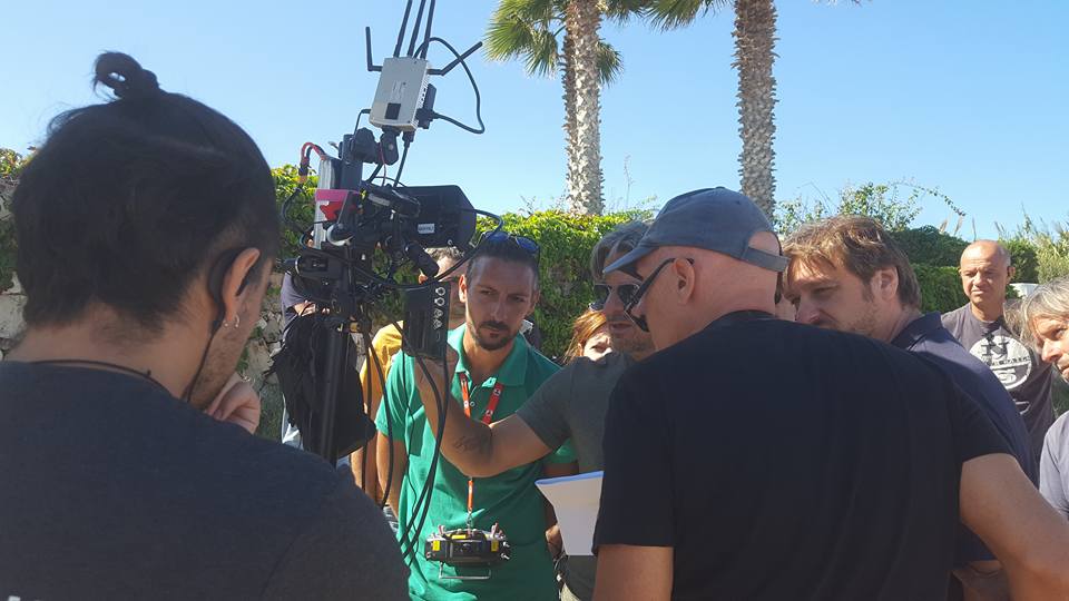 Sul set del film 