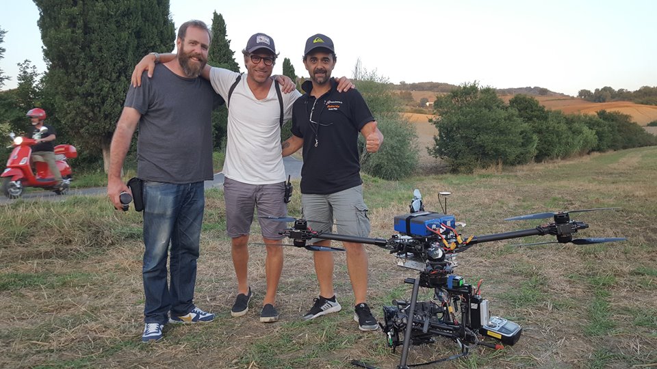 Sul set di 